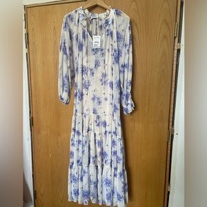 Women’s free people feeling groovy maxi dress vintage ivory size M